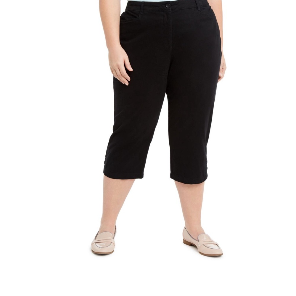Karen Scott Classic Blue Capris